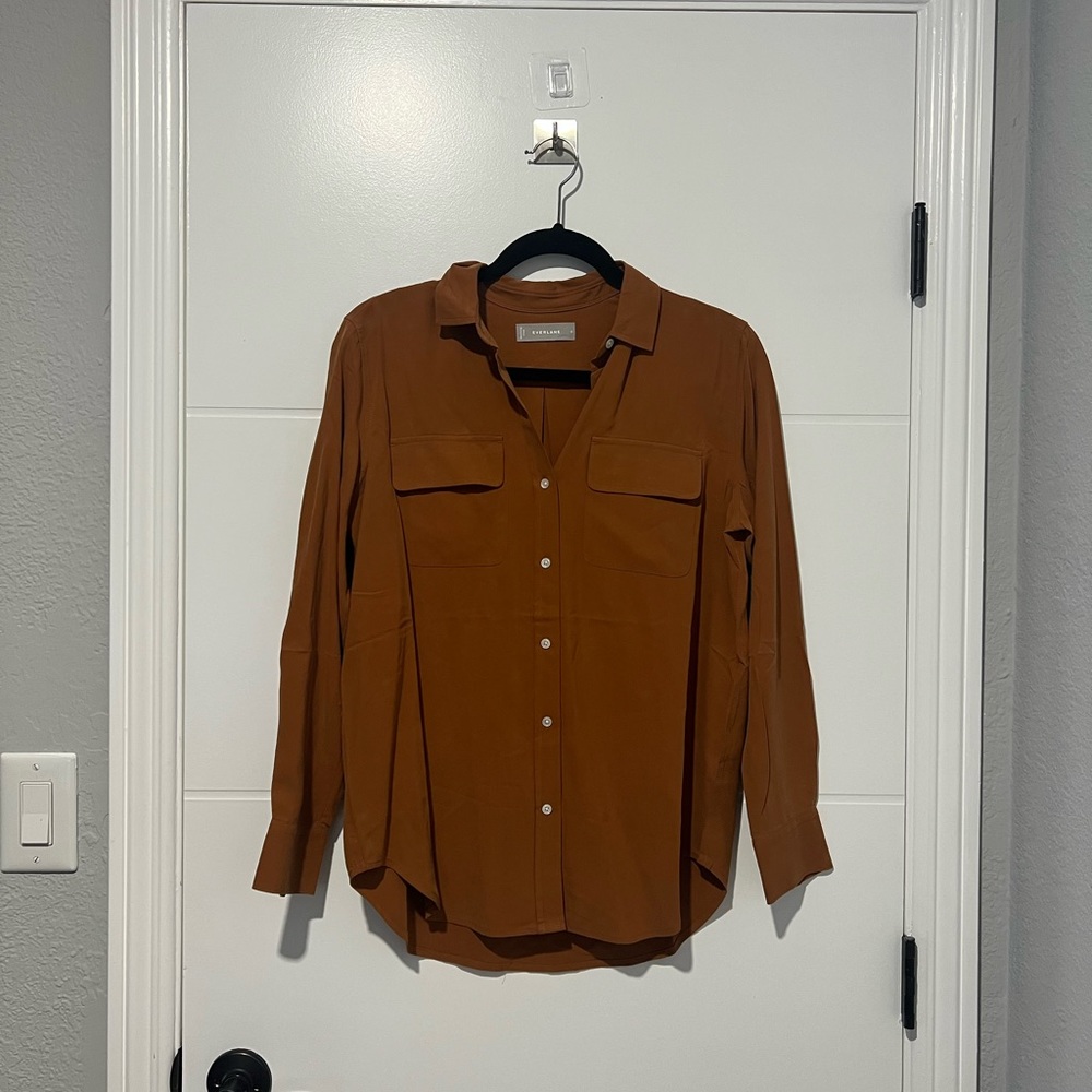 Everlane silk shirt